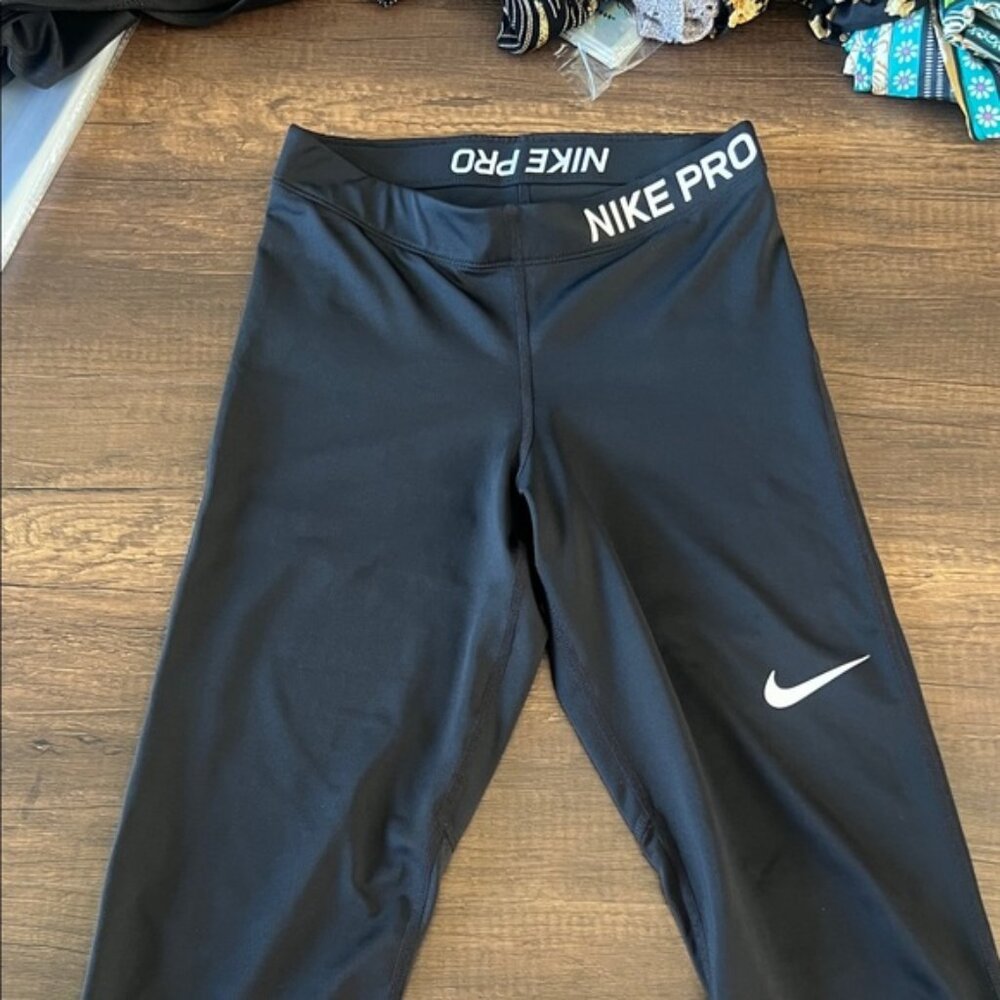 Nike Pro Kids Black Performance Leggings